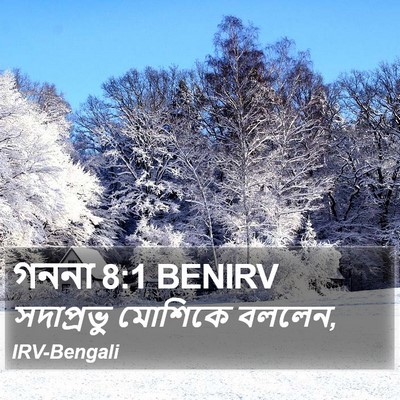 গননা 8:1 BENIRV Bible Verse Image