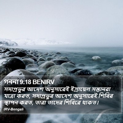 গননা 9:18 BENIRV Bible Verse Image