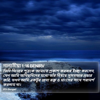 গালাতীয়া 1:16 BENIRV Bible Verse Image