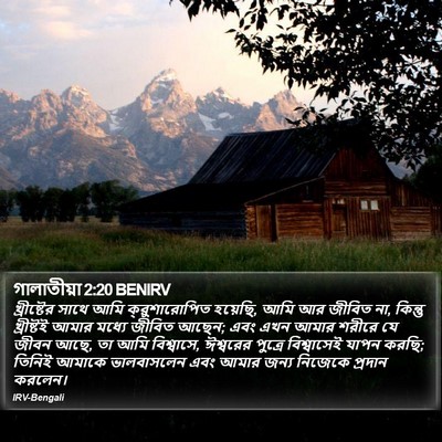 গালাতীয়া 2:20 BENIRV Bible Verse Image