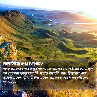 গালাতীয়া 4:14 BENIRV Bible Verse Image