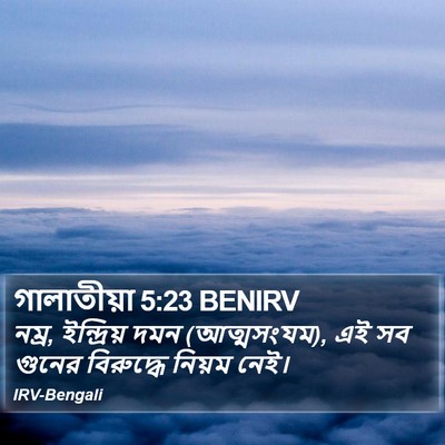 গালাতীয়া 5:23 BENIRV Bible Verse Image
