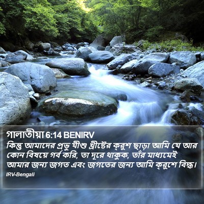 গালাতীয়া 6:14 BENIRV Bible Verse Image