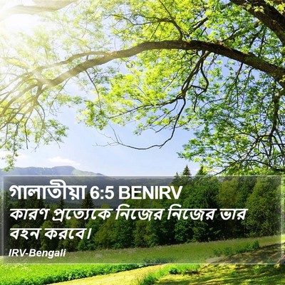 গালাতীয়া 6:5 BENIRV Bible Verse Image