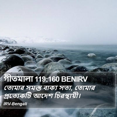 গীতমালা 119:160 BENIRV Bible Verse Image