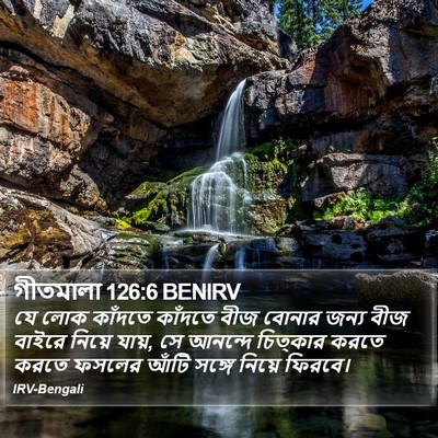 গীতমালা 126:6 BENIRV Bible Verse Image