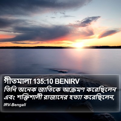 গীতমালা 135:10 BENIRV Bible Verse Image