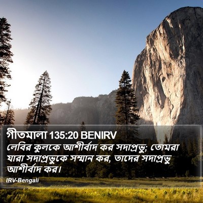 গীতমালা 135:20 BENIRV Bible Verse Image