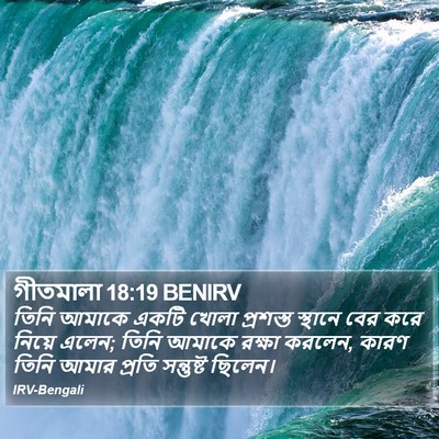 গীতমালা 18:19 BENIRV Bible Verse Image