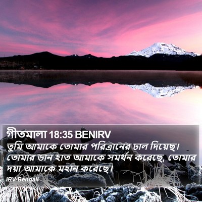 গীতমালা 18:35 BENIRV Bible Verse Image