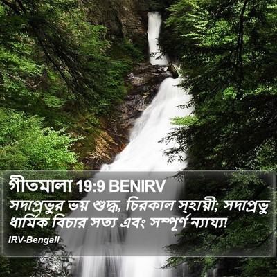 গীতমালা 19:9 BENIRV Bible Verse Image