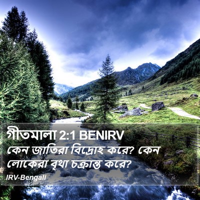 গীতমালা 2:1 BENIRV Bible Verse Image