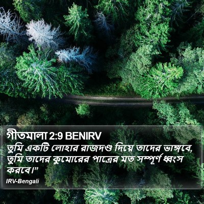 গীতমালা 2:9 BENIRV Bible Verse Image