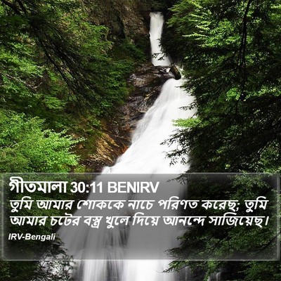 গীতমালা 30:11 BENIRV Bible Verse Image