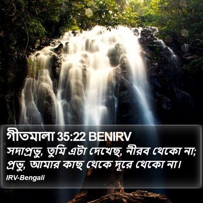 গীতমালা 35:22 BENIRV Bible Verse Image