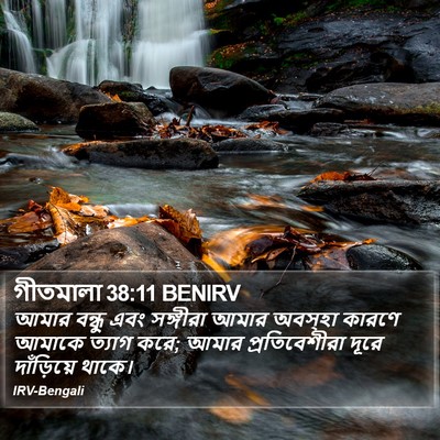 গীতমালা 38:11 BENIRV Bible Verse Image
