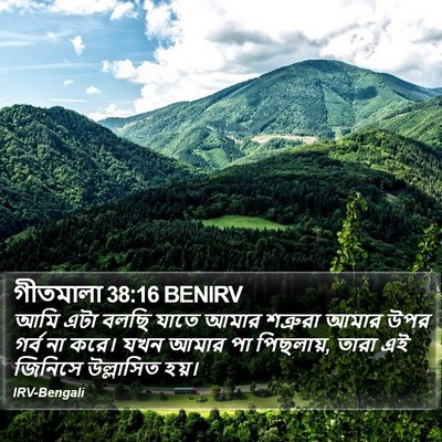 গীতমালা 38:16 BENIRV Bible Verse Image
