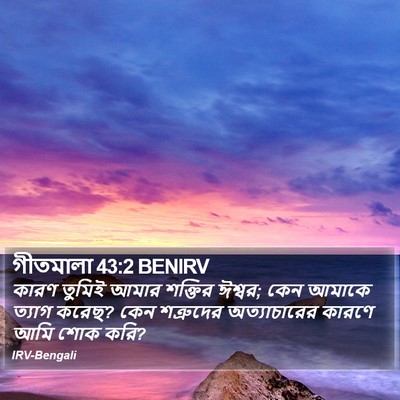 গীতমালা 43:2 BENIRV Bible Verse Image