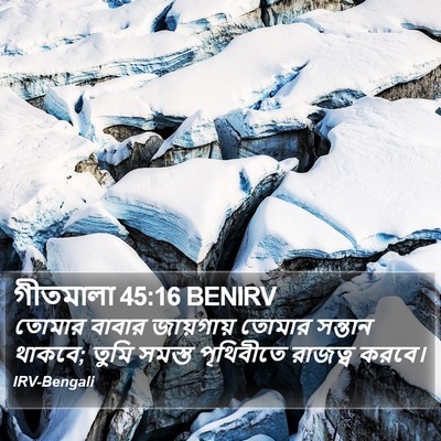 গীতমালা 45:16 BENIRV Bible Verse Image