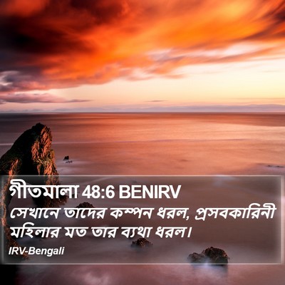 গীতমালা 48:6 BENIRV Bible Verse Image
