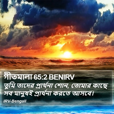 গীতমালা 65:2 BENIRV Bible Verse Image