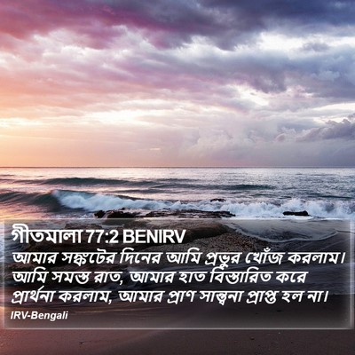গীতমালা 77:2 BENIRV Bible Verse Image