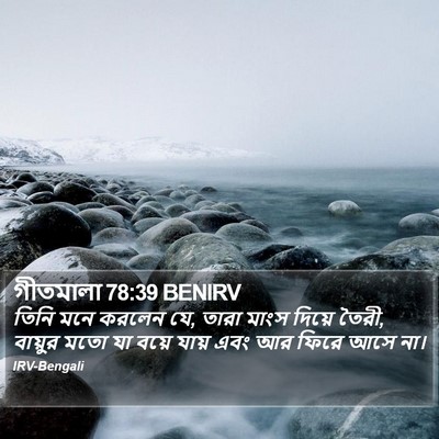 গীতমালা 78:39 BENIRV Bible Verse Image