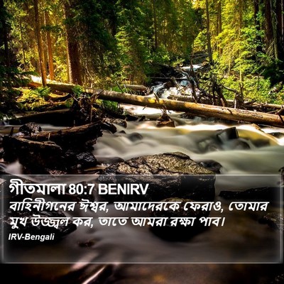 গীতমালা 80:7 BENIRV Bible Verse Image