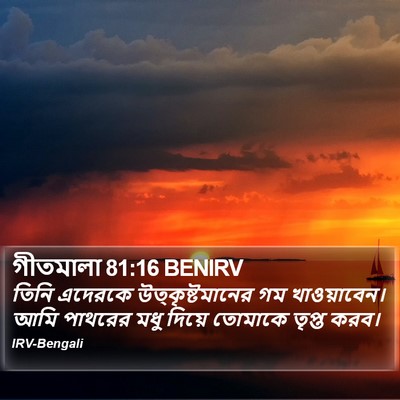গীতমালা 81:16 BENIRV Bible Verse Image