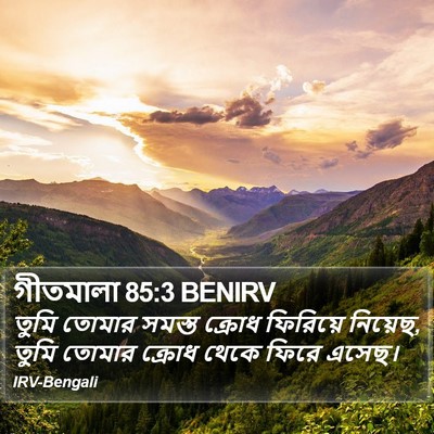 গীতমালা 85:3 BENIRV Bible Verse Image