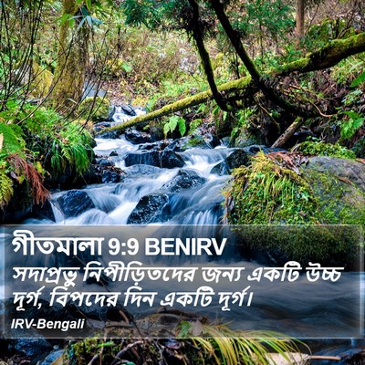 গীতমালা 9:9 BENIRV Bible Verse Image