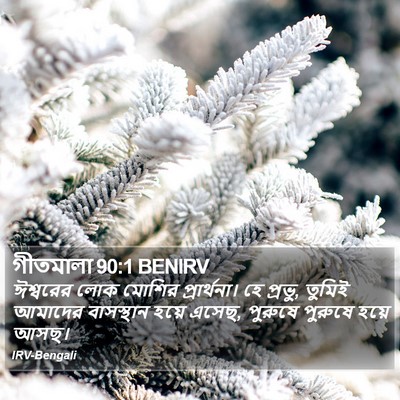 গীতমালা 90:1 BENIRV Bible Verse Image