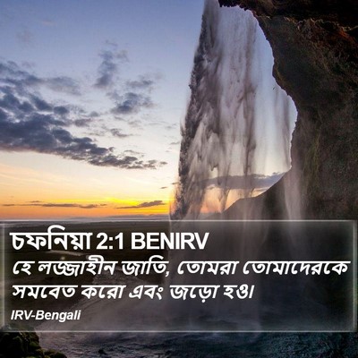 চফনিয়া 2:1 BENIRV Bible Verse Image