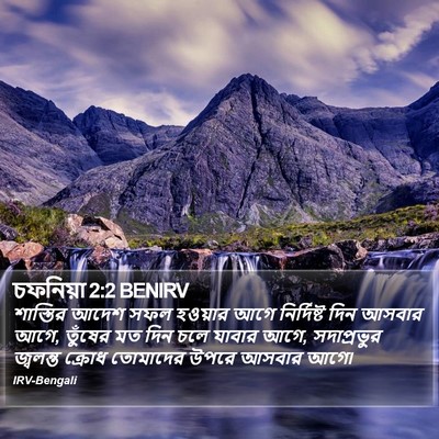 চফনিয়া 2:2 BENIRV Bible Verse Image
