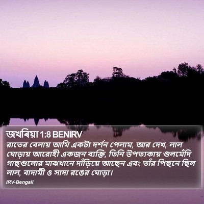 জখৰিয়া 1:8 BENIRV Bible Verse Image