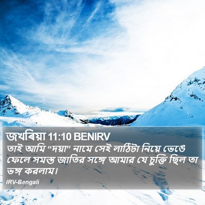 জখৰিয়া 11:10 BENIRV Bible Verse Image