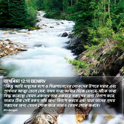 জখৰিয়া 12:10 BENIRV Bible Verse Image