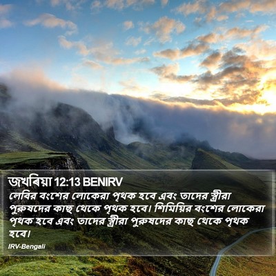 জখৰিয়া 12:13 BENIRV Bible Verse Image