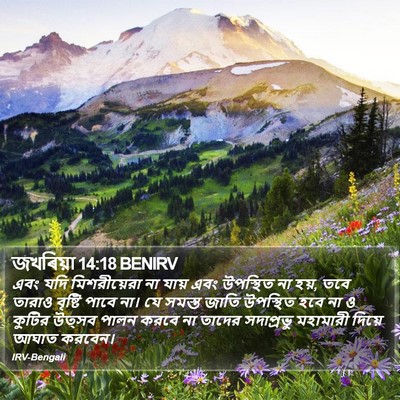 জখৰিয়া 14:18 BENIRV Bible Verse Image