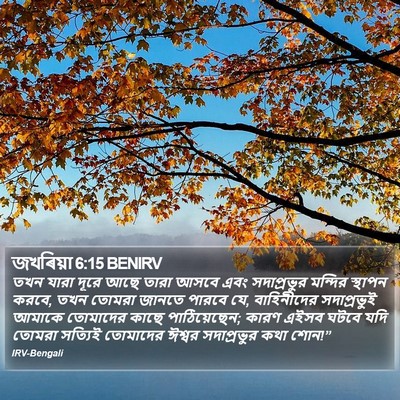 জখৰিয়া 6:15 BENIRV Bible Verse Image