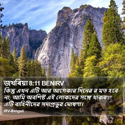 জখৰিয়া 8:11 BENIRV Bible Verse Image