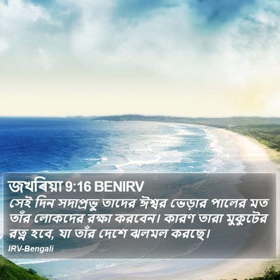 জখৰিয়া 9:16 BENIRV Bible Verse Image