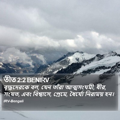 তীত 2:2 BENIRV Bible Verse Image