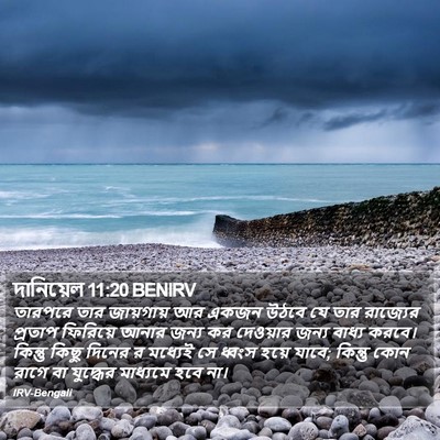 দানিয়েল 11:20 BENIRV Bible Verse Image