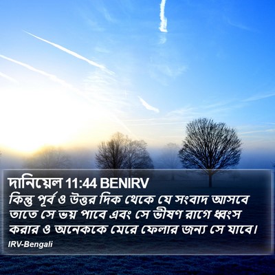দানিয়েল 11:44 BENIRV Bible Verse Image