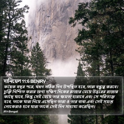 দানিয়েল 11:6 BENIRV Bible Verse Image
