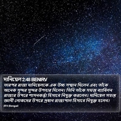 দানিয়েল 2:48 BENIRV Bible Verse Image
