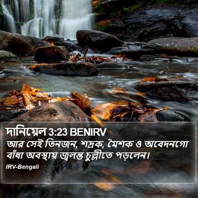 দানিয়েল 3:23 BENIRV Bible Verse Image