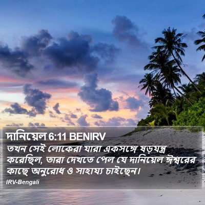 দানিয়েল 6:11 BENIRV Bible Verse Image
