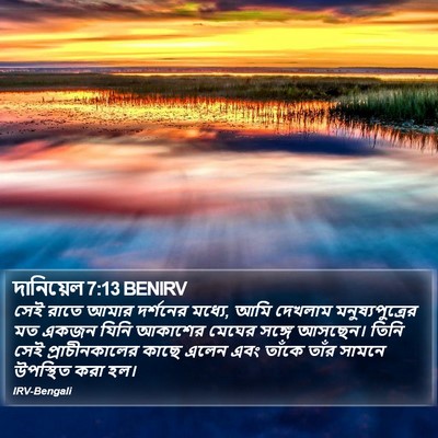 দানিয়েল 7:13 BENIRV Bible Verse Image